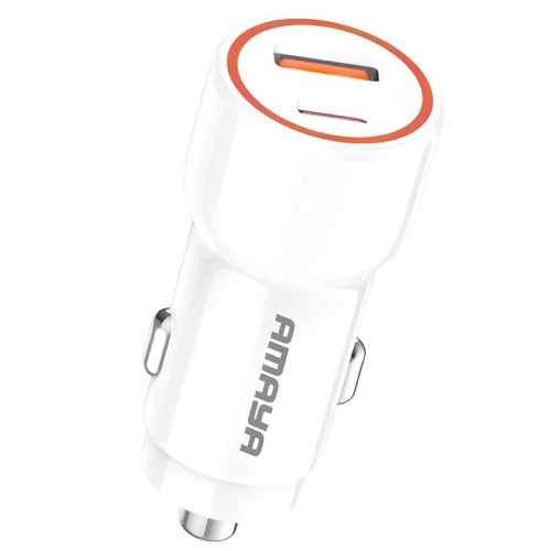 АЗП Amaya ACC-04 PD22.5W+QC3.0 total 37.5W (1USB-A/1C) АЗП Amaya ACC-04 PD22.5W+QC3.0 total 37.5W (1USB-A/1C)