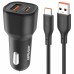АЗП Amaya ACC-06 PD30W+QC3.0 total 48W (1USB-A/1C) + кабель USB to Type-C