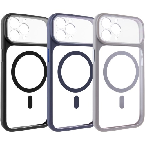 Чохол TPU+PC GETMAN Moon Clear with Magnetic Fit для Apple iPhone 12 Pro (6.1 Чохол TPU+PC GETMAN Moon Clear with Magnetic Fit для Apple iPhone 12 Pro (6.1