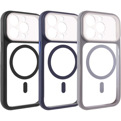Чохол TPU+PC GETMAN Moon Clear with Magnetic Fit для Apple iPhone 14 Pro (6.1 Чохол TPU+PC GETMAN Moon Clear with Magnetic Fit для Apple iPhone 14 Pro (6.1