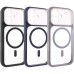 Чохол TPU+PC GETMAN Moon Clear with Magnetic Fit для Apple iPhone 16 (6.1 Чохол TPU+PC GETMAN Moon Clear with Magnetic Fit для Apple iPhone 16 (6.1