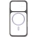 Чохол TPU+PC GETMAN Moon Clear with Magnetic Fit для Apple iPhone 16 (6.1 Чохол TPU+PC GETMAN Moon Clear with Magnetic Fit для Apple iPhone 16 (6.1