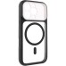Чохол TPU+PC GETMAN Moon Clear with Magnetic Fit для Apple iPhone 16 Pro (6.3 Чохол TPU+PC GETMAN Moon Clear with Magnetic Fit для Apple iPhone 16 Pro (6.3