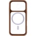 Чохол TPU+PC GETMAN Moon Clear with Magnetic Fit для Apple iPhone 16 Pro Max (6.9