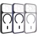 Чохол TPU+PC GETMAN Moon Clear with Magnetic Fit для Apple iPhone 17 Pro (6.3 Чохол TPU+PC GETMAN Moon Clear with Magnetic Fit для Apple iPhone 17 Pro (6.3