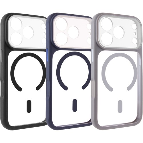 Чохол TPU+PC GETMAN Moon Clear with Magnetic Fit для Apple iPhone 17 Pro Max (6.9 Чохол TPU+PC GETMAN Moon Clear with Magnetic Fit для Apple iPhone 17 Pro Max (6.9