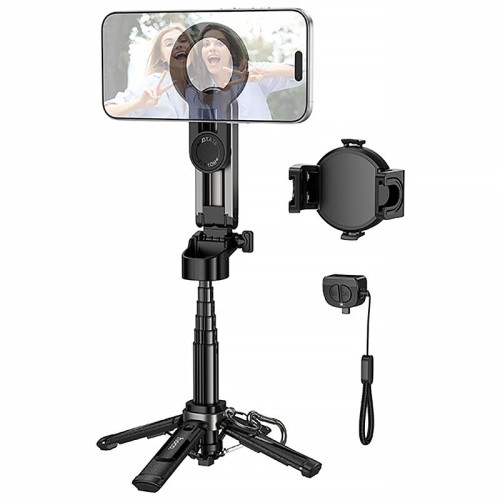 Монопод для селфі Hoco K27 Pro magnetic трипод + знімний BT пульт