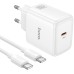 МЗП Hoco N83 Profit PD40W (1USB-C) + кабель Type-C to Type-C МЗП Hoco N83 Profit PD40W (1USB-C) + кабель Type-C to Type-C