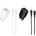 МЗП Borofone BAS83A Star PD20W+QC3.0 (1USB-A/1C) + кабель Type-C to Lightning МЗП Borofone BAS83A Star PD20W+QC3.0 (1USB-A/1C) + кабель Type-C to Lightning