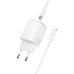 МЗП Borofone BAS83A Star PD20W+QC3.0 (1USB-A/1C) + кабель Type-C to Lightning МЗП Borofone BAS83A Star PD20W+QC3.0 (1USB-A/1C) + кабель Type-C to Lightning