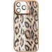 Чохол TPU+PC Wild Leopard with Magnetic Fit and Lens для Apple iPhone 15 Pro (6.1