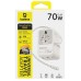 Мережевий універсальний перехідник Baseus CG11 70W with retractable cable (2USB-A/3C/1Socket) (E0307E)