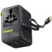 Мережевий універсальний перехідник Baseus CG11 70W with retractable cable (2USB-A/3C/1Socket) (E0307E)