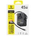 Мережевий універсальний перехідник Baseus AG11 45W with retractable cable (2USB-A/1C/1Socket) (E0307F) Мережевий універсальний перехідник Baseus AG11 45W with retractable cable (2USB-A/1C/1Socket) (E0307F)