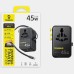 Мережевий універсальний перехідник Baseus AG11 45W with retractable cable (2USB-A/1C/1Socket) (E0307F) Мережевий універсальний перехідник Baseus AG11 45W with retractable cable (2USB-A/1C/1Socket) (E0307F)