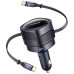 АЗП Baseus Enjoyment Max PD60W with retractable cable (2USB-C) (C00035507121) АЗП Baseus Enjoyment Max PD60W with retractable cable (2USB-C) (C00035507121)