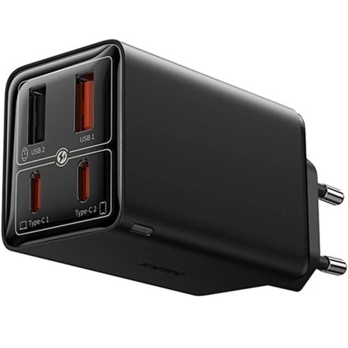 МЗП Baseus GaN6 Pro Fast Charger PD100W+QC3.0 (2USB-A/2C) (P101627) МЗП Baseus GaN6 Pro Fast Charger PD100W+QC3.0 (2USB-A/2C) (P101627)