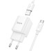 МЗП Hoco C145A Charm QC3.0 18W (1USB-A) + кабель USB to Type-C МЗП Hoco C145A Charm QC3.0 18W (1USB-A) + кабель USB to Type-C