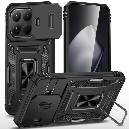 Ударостійкий чохол Camshield Army Ring для Xiaomi 15T Pro Ударостійкий чохол Camshield Army Ring для Xiaomi 15T Pro