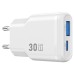 МЗП WIWU G033 Essen PD30W+QC3.0 GaN (1USB-A/1C) МЗП WIWU G033 Essen PD30W+QC3.0 GaN (1USB-A/1C)