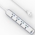 Подовжувач WIWU S007 Power Strip PD20W (2USB-A/2C/4xSocket) (2m)