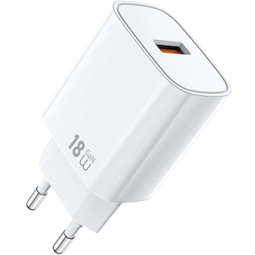 МЗП WIWU G006 Essen QC3.0 18W GaN (1USB-A) МЗП WIWU G006 Essen QC3.0 18W GaN (1USB-A)