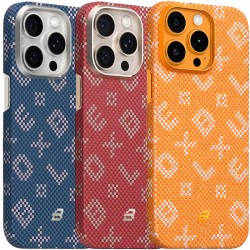 TPU+PC чохол Blueo Gilded Tactile Woven with Magnetic Fit для Apple iPhone 15 Pro (6.1") TPU+PC чохол Blueo Gilded Tactile Woven with Magnetic Fit для Apple iPhone 15 Pro (6.1")