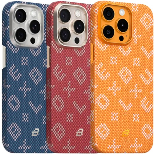 TPU+PC чохол Blueo Gilded Tactile Woven with Magnetic Fit для Apple iPhone 15 Pro (6.1 TPU+PC чохол Blueo Gilded Tactile Woven with Magnetic Fit для Apple iPhone 15 Pro (6.1