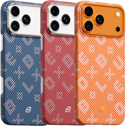 TPU+PC чохол Blueo Gilded Tactile Woven with Magnetic Fit для Apple iPhone 17 Pro (6.3
