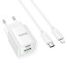 МЗП Hoco C147A PD20W+QC3.0 (1USB-A/1C) + кабель Type-C to Lightning МЗП Hoco C147A PD20W+QC3.0 (1USB-A/1C) + кабель Type-C to Lightning