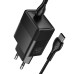 МЗП Hoco CS113A Lounge PD40W (1USB-C) + кабель Type-C to Type-C МЗП Hoco CS113A Lounge PD40W (1USB-C) + кабель Type-C to Type-C