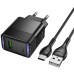 МЗП Hoco CS111A Lounge QC3.0 22.5W (1USB-A) + кабель USB to Type-C МЗП Hoco CS111A Lounge QC3.0 22.5W (1USB-A) + кабель USB to Type-C