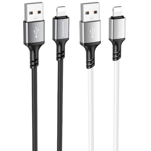Дата кабель Borofone BX83 Famous USB to Lightning 2.4A (1m) Дата кабель Borofone BX83 Famous USB to Lightning 2.4A (1m)