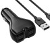 АЗП Borofone BZ35 Leader PD15W+QC3.0 total 30W (2USB-A/2C) + кабель USB to Lightning