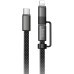 Дата кабель Hoco X125 Surplus 2in1 Type-C to Lightning/Type-C 60W (1m) Дата кабель Hoco X125 Surplus 2in1 Type-C to Lightning/Type-C 60W (1m)