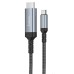 Перехідник Hoco UA43 Type-C to HDTV HD (1.8m) Перехідник Hoco UA43 Type-C to HDTV HD (1.8m)