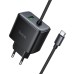 МЗП Hoco C164A New PD30W+QC3.0 (1USB-A/1C) + встроенный кабель Type-C МЗП Hoco C164A New PD30W+QC3.0 (1USB-A/1C) + встроенный кабель Type-C