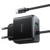 МЗП Hoco C164A New PD30W+QC3.0 (1USB-A/1C) + встроенный кабель Type-C МЗП Hoco C164A New PD30W+QC3.0 (1USB-A/1C) + встроенный кабель Type-C