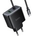 МЗП Hoco C164A New PD30W+QC3.0 (1USB-A/1C) + встроенный кабель Type-C МЗП Hoco C164A New PD30W+QC3.0 (1USB-A/1C) + встроенный кабель Type-C