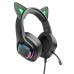Накладні навушники Hoco W107 Cute cat (USB+3.5mm/2m) Накладні навушники Hoco W107 Cute cat (USB+3.5mm/2m)