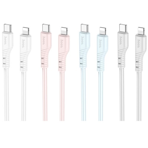 Дата кабель Hoco X97 Crystal color Type-C to Lightning 20W (1m)