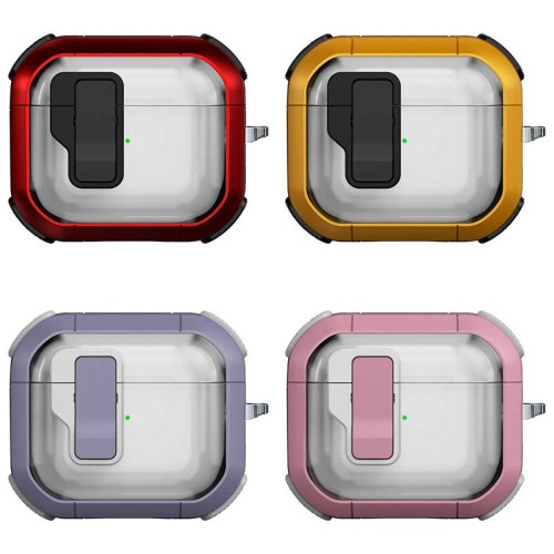 Футляр протиударний Locking Button для навушників Airpods 4 / 5 Футляр протиударний Locking Button для навушників Airpods 4 / 5