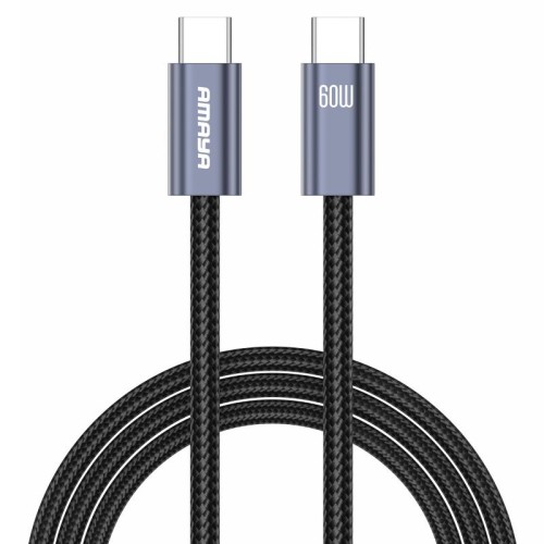 Дата кабель Amaya CC62 Type-C to Type-C 60W (2m) Дата кабель Amaya CC62 Type-C to Type-C 60W (2m)
