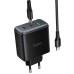 МЗП Hoco C160A Upgrade PD65W+QC3.0 (1USB-A/2C) + кабель Type-C to Type-C МЗП Hoco C160A Upgrade PD65W+QC3.0 (1USB-A/2C) + кабель Type-C to Type-C