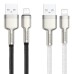 Дата кабель Baseus Cafule Metal USB to Lightning 2.4A (1m) (CALJK-A0) Дата кабель Baseus Cafule Metal USB to Lightning 2.4A (1m) (CALJK-A0)