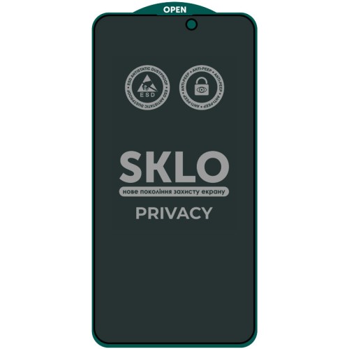 Захисне скло SKLO 5D Privacy (тех.пак) для Apple iPhone 16 Pro Max (6.9 Захисне скло SKLO 5D Privacy (тех.пак) для Apple iPhone 16 Pro Max (6.9
