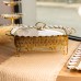 Мармітниця порцелянова Tiffany 1.5 л квадратна підставці з підігрівом 34х26х7 см SX42-2