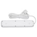 Мережевий фільтр-подовжувач 5 розеток 3xUSB-A 1xUSB-C 3м білий HP-5-41