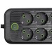 Мережевий фільтр-подовжувач 6 розеток 4 USB-A + 2USB Type-C 5м HP-5-54