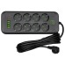 Мережевий фільтр-подовжувач 8 розеток 4xUSB-A 2xUSB-C 5м чорний HP-5-56